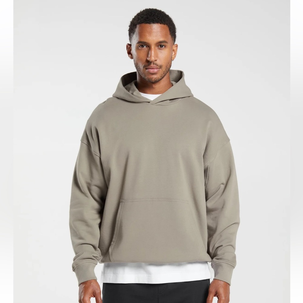 Gymshark Rest Day Essentials Hoodie M Brown